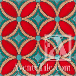  Geometrical Petals F Ceramic Tile
