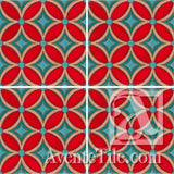  Geometrical Petals F Ceramic Tile Grouping