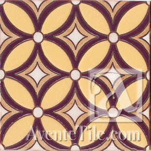 Geometrical Petals J Ceramic Tile