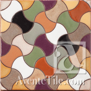 Geometrical Weave B Ceramic Tile