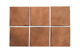 3.5"x3.5" Cotto Dark Rustic Paver Cement Tile