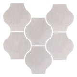 Clay Arabesque 4"x4" Mini Pata Grande Tile