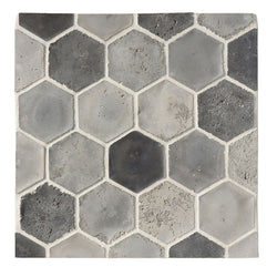 6" Hexagon Rustic Cement Tile - Avente Tile
