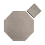 8x8 Arabesque Octagon & Dot Natural Gray