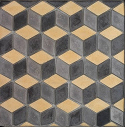 Arabesque Mini Diamond Cement Tile