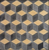 Arabesque Mini Diamond Cement Tile