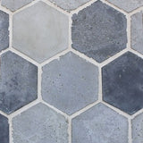 Arabesque Portland 11" Colonial Hexagon Cement Tile