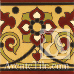 Malibu Flora A Spanish tile
