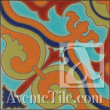 Malibu Floris B Spanish tile