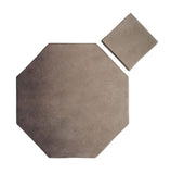 Arabesque 10" Octagon & Dot Antique Gray Cement Tile