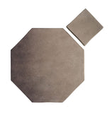 Arabesque 10" Ocatgon & Dot Antique Gray Cement Tile