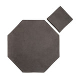 Arabesque 10" Octagon & Dot Charcoal Cement Tile