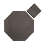 Arabesque 10" Ocatgon & Dot Charcoal Cement Tile