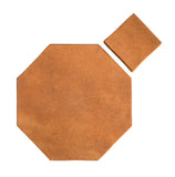 Arabesque 10" Octagon & Dot Saltillo Cafe Cement Tile