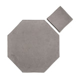 Arabesque 10" Ocatgon & Dot Sidewalk Gray Cement Tile