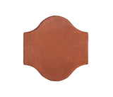 Arabesque 11x11 Pata Grande Cement Tile - Mission Red