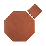 Arabesque 12x12 Octagon Cement Tile Mission Red