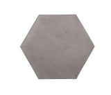 Arabesque 14x14 Hexagon Sidewalk Gray