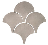  Arabesque 8 Inch Conche Natural Gray Cement Tile
