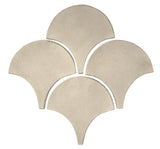 Arabesque 8" Conche Early Gray Cement Tile