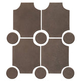 Arabesque Granada Brown Cement Tile