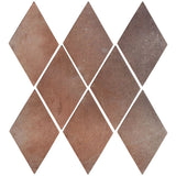 Arabesque 3x5 Mini Diamond Cement Tile Beachwood Flash