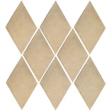 Arabesque 3x5 Mini Diamond Cement Tile Bone