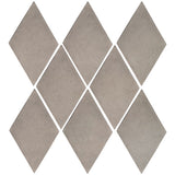 Arabesque 3x5 Mini Diamond Cement Tile Natural Gray