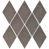 Arabesque 3x5 Mini Diamond Cement Tile-Smoke