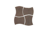 Arabesque Mini Durango cement tile - Brown