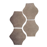 Arabesque 4x4 Pata Grande Cement Tile Antique Gray