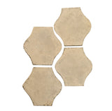Arabesque 4x4 Pata Grande Cement Tile Bone