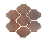Arabesque Mini San Felipe Cement Tile Beachwood Flash