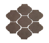 Arabesque Mini San Felipe Cement Tile Brown