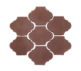 Arabesque Mini San Felipe Cement Tile City Hall Red