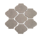 Arabesque Mini San Felipe Cement Tile Natural Gray