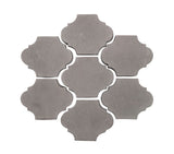 Arabesque Mini San Felipe Cement Tile Sidewalk Gray