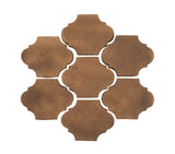 Arabesque Mini San Felipe Cement Tile Tuscan Mustard