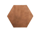 Arabesque 8" Inch Hexagon - Cotto Dark