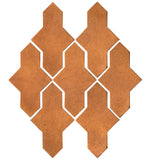 Arabesque Castille Cement Tile - Saltillo Cafe