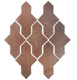 Arabesque Castille Cement Tile - Beachwood Flash