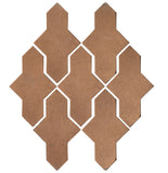 Arabesque Castille Cement Tile - Flagstone