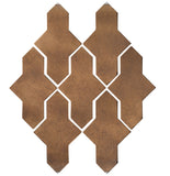 Arabesque Castille Cement Tile - Tuscan Mustard