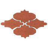 Arabesque Varona Cement Tile - Mission Red