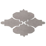 Arabesque Varona Cement Tile - Sidewalk Gray