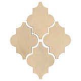 Arabesque Zafra Cement Tile - Bone