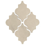 Arabesque Zafra Cement Tile - Early Gray