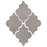 Arabesque Zafra Cement Tile - Sidewalk Gray
