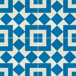 Classic Fez A 8" x 8" Cement Tile Quarter Design