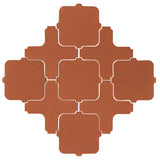 Avente Clay Arabesque Tangier Chocolate Tile